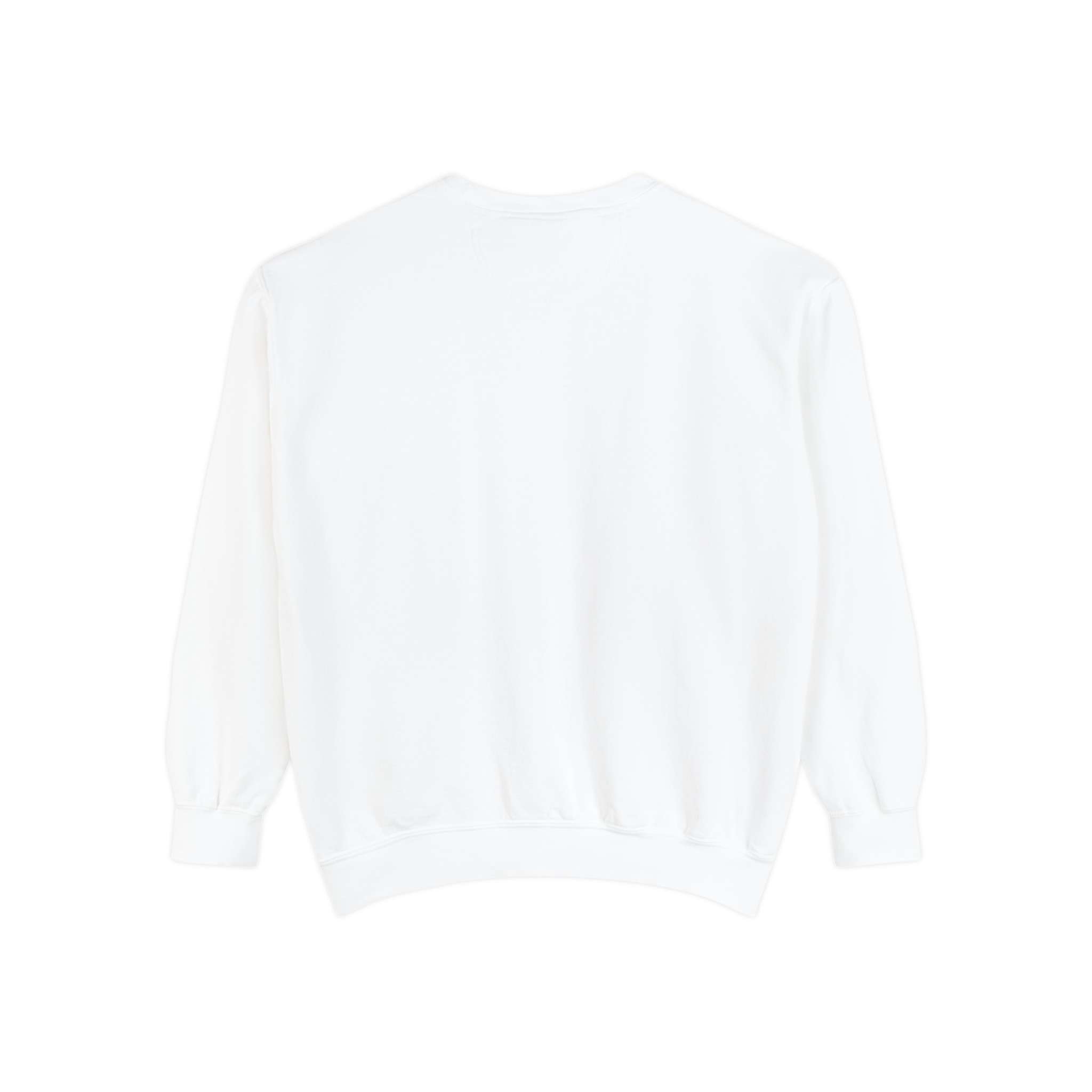 Riko Amanai Design Unisex Garment-Dyed Sweatshirt with ‘Eyes speak what words can’t’ Quote