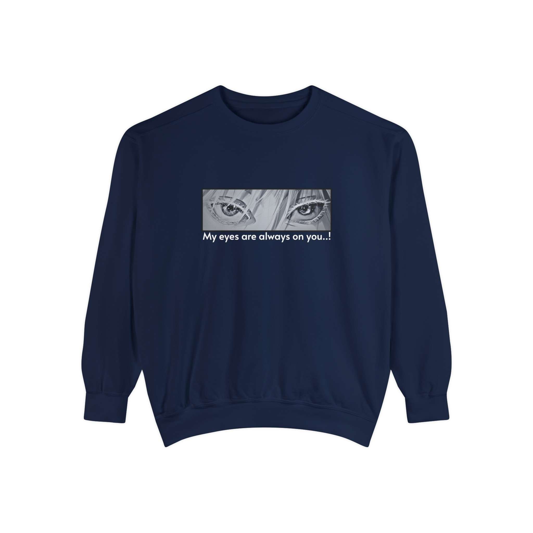 Gojo Satoru Gaze Unisex Garment-Dyed Sweatshirt