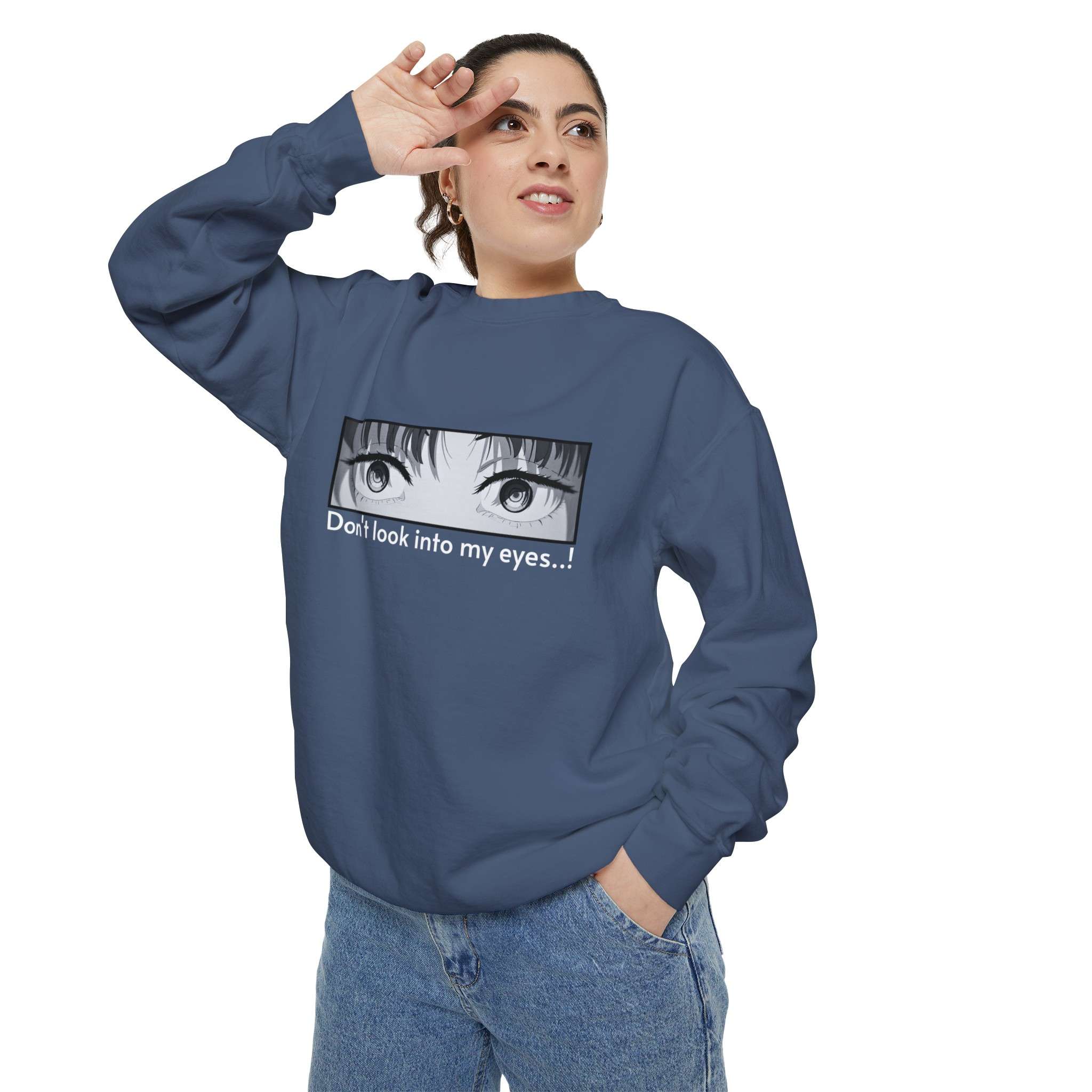 Makima Inspired Unisex Garment-Dyed Sweatshirt