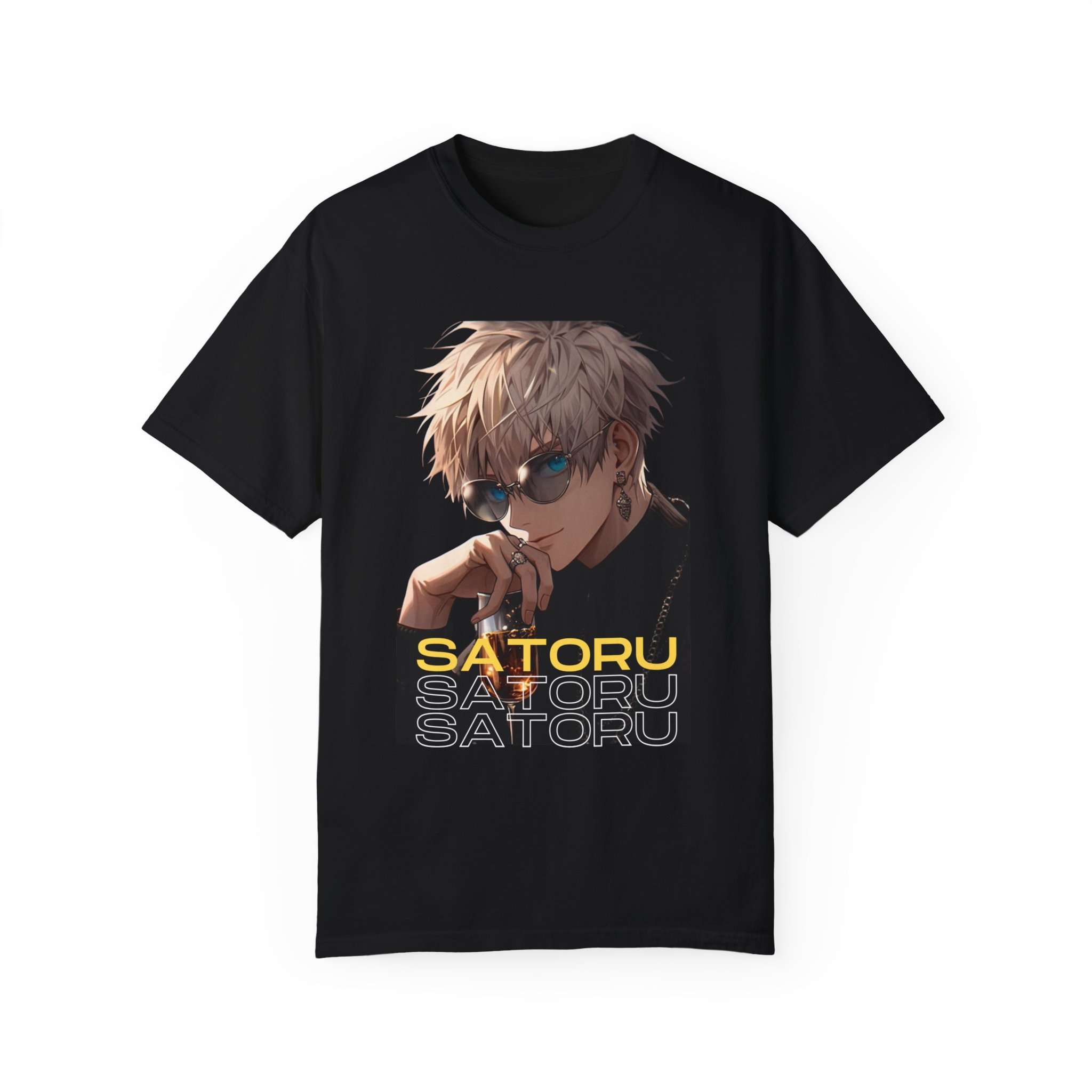 Gojo Satoru Iconic Design Unisex Garment-Dyed T-Shirt
