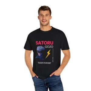 Read more about the article Satoru Gojo The Unstoppable Sorcerer of Jujutsu Kaisen Unisex Garment-Dyed T-shirt