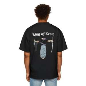 Read more about the article Toji Fushiguro Unique Design Men’s Heavy Oversized Tee with ‘King of Zenin’ Font
