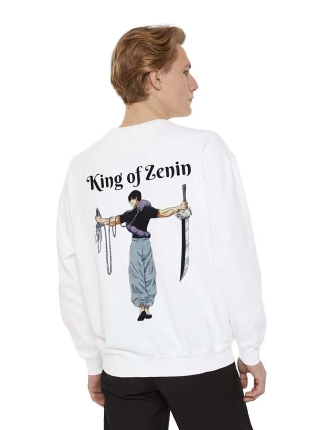 Read more about the article King of Zenin ‘Fushiguro Toji’ Unique Character Design Unisex Garment-Dyed Sweatshirt