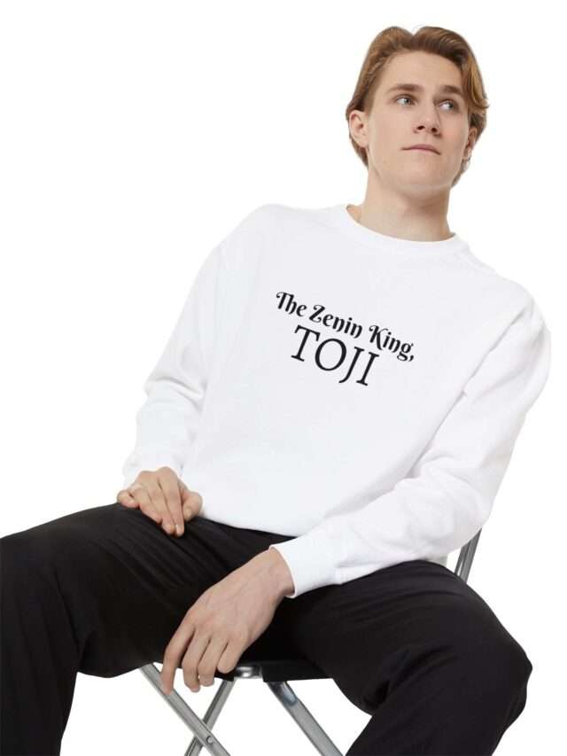 Read more about the article The Zenin King, Toji Fushiguro Unisex Garment-Dyed Sweatshirt