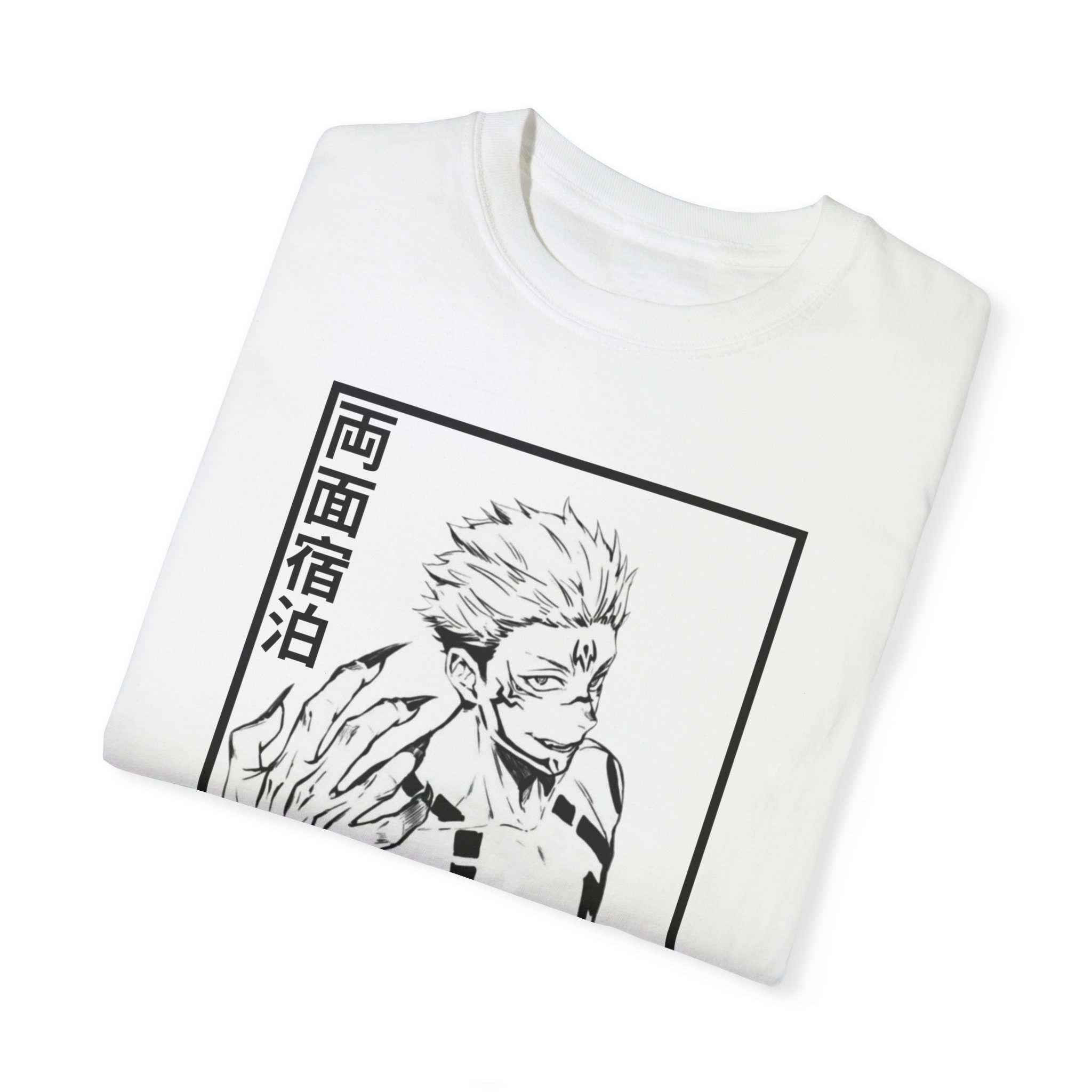 Sukuna Character Art Unisex Garment-Dyed T-Shirt