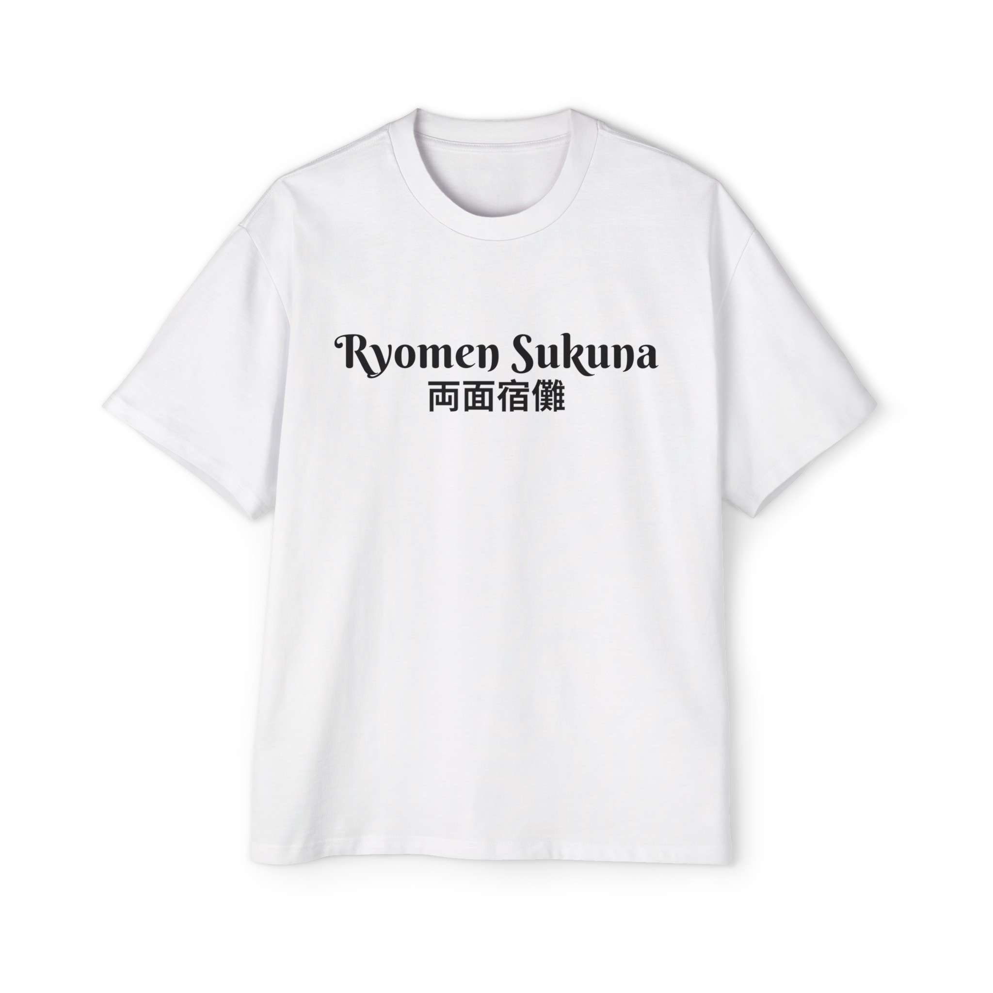 Stylish Ryomen Sukuna Character Men's Heavy Oversized Tee