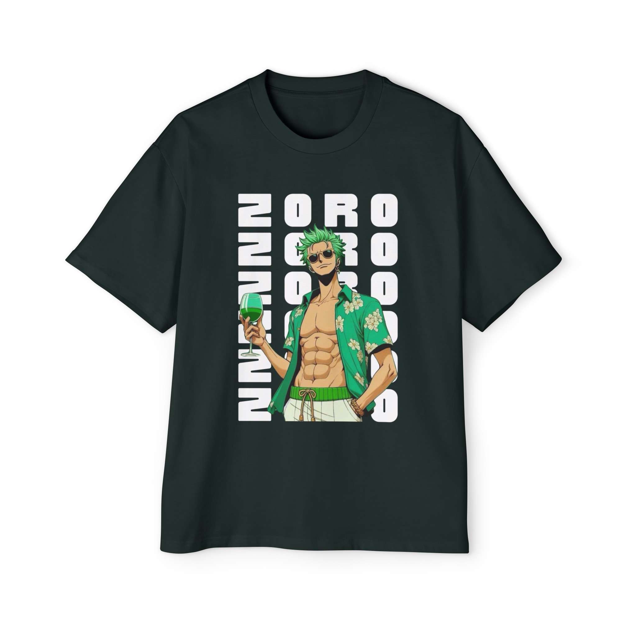 Roronoa Zoro Men's Heavy Oversized Tee