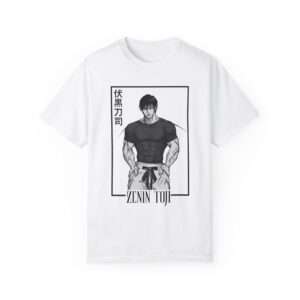 Read more about the article Zenin Toji ‘Unisex Garment-Dyed T-Shirt’ with Premium Design & Stylish Font