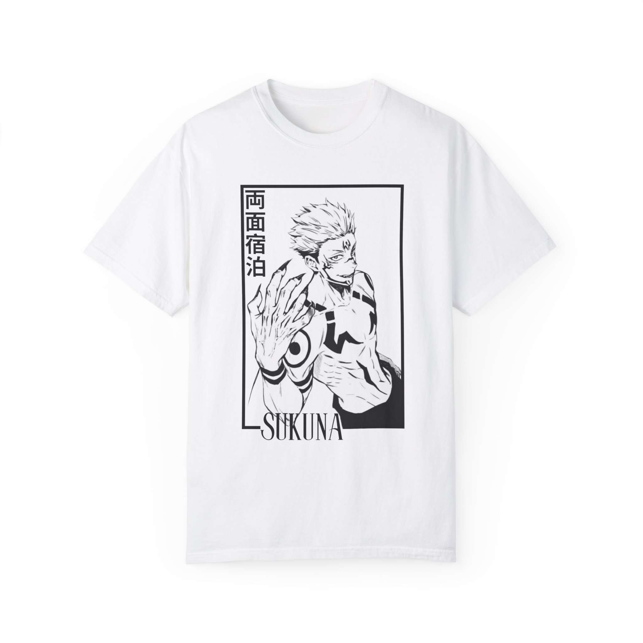 Sukuna Character Art Unisex Garment-Dyed T-Shirt