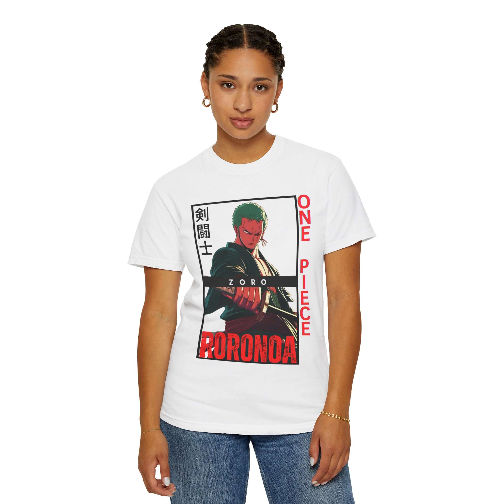 Roronoa Zoro Premium Unisex Garment-Dyed T-Shirt