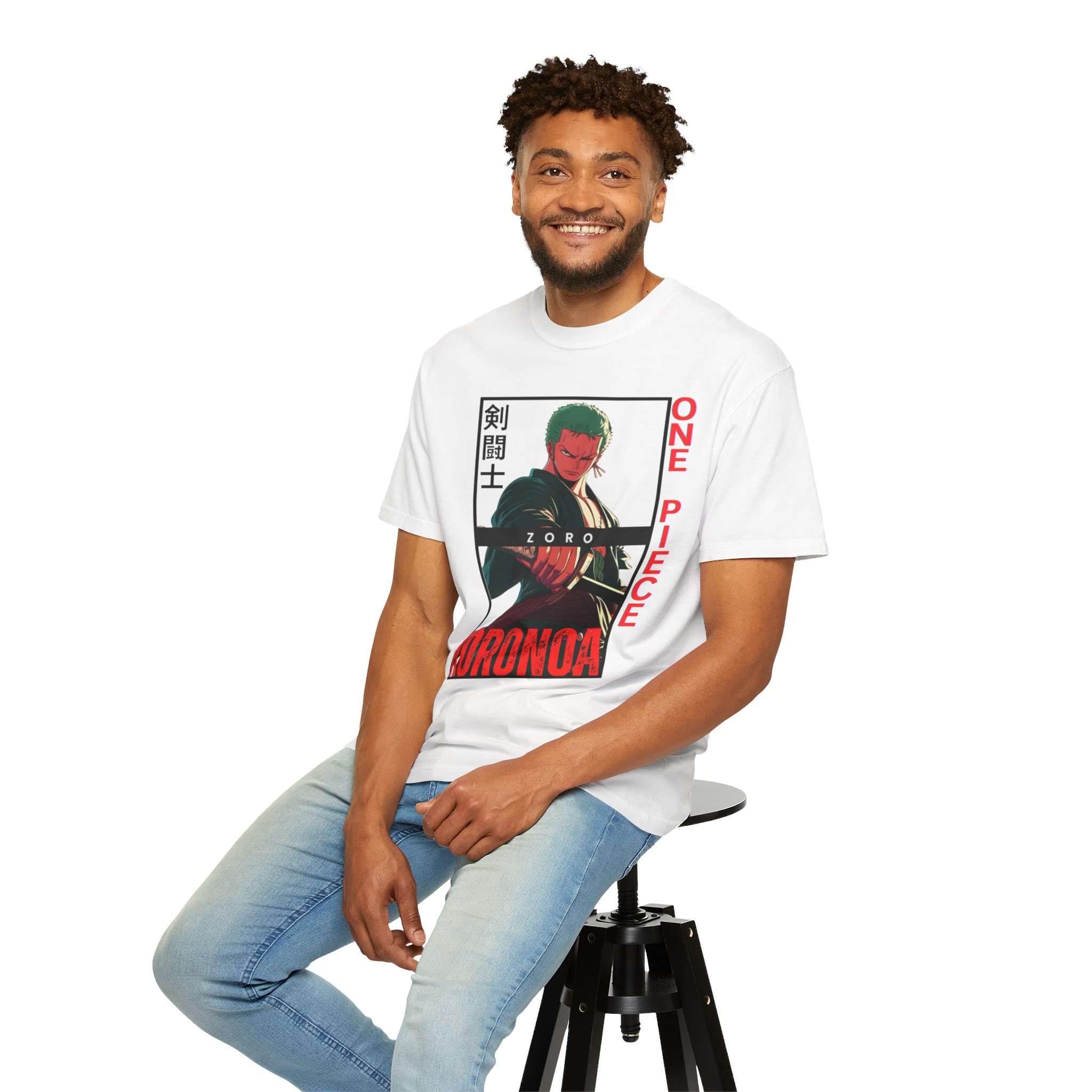 Roronoa Zoro Premium Unisex Garment-Dyed T-Shirt