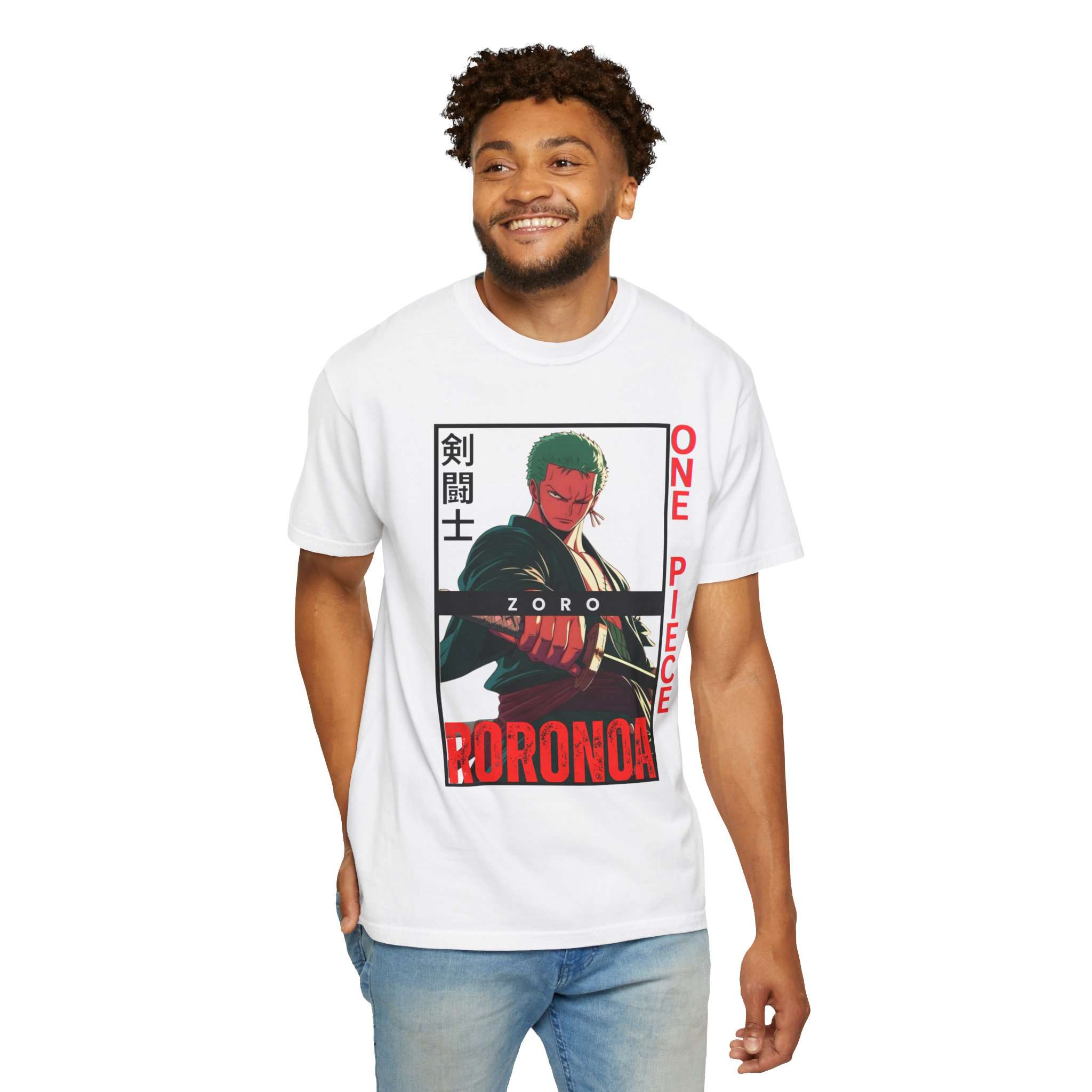 Roronoa Zoro Premium Unisex Garment-Dyed T-Shirt