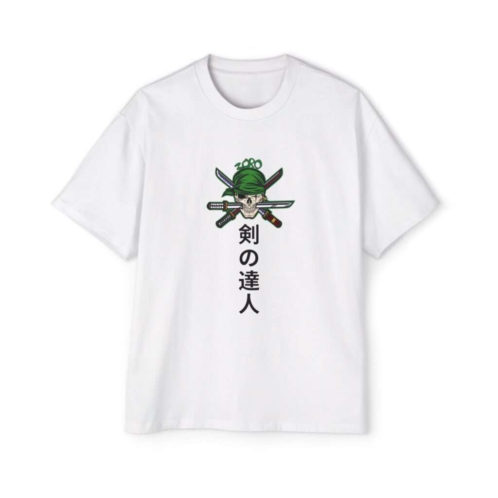 Read more about the article Roronoa Zoro Legendary Artwork Men’s Heavy Oversized Tee with Stylish ‘Zoro’ Font