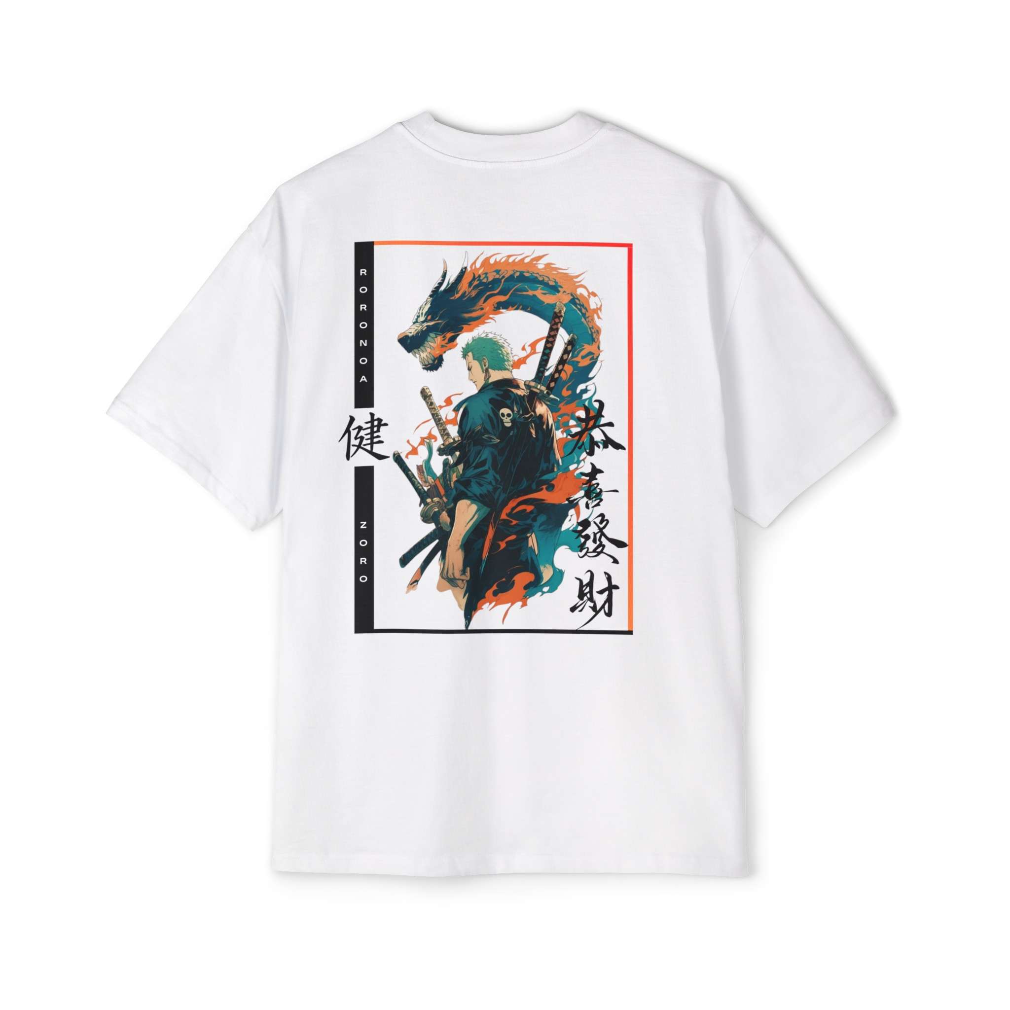 Roronoa Zoro Legendary Artwork Men's Heavy Oversized Tee