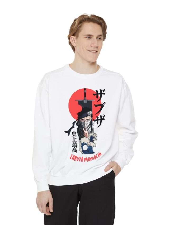 Read more about the article Zabuza Momochi Japanese Style Unisex Garment-Dyed Sweatshirt