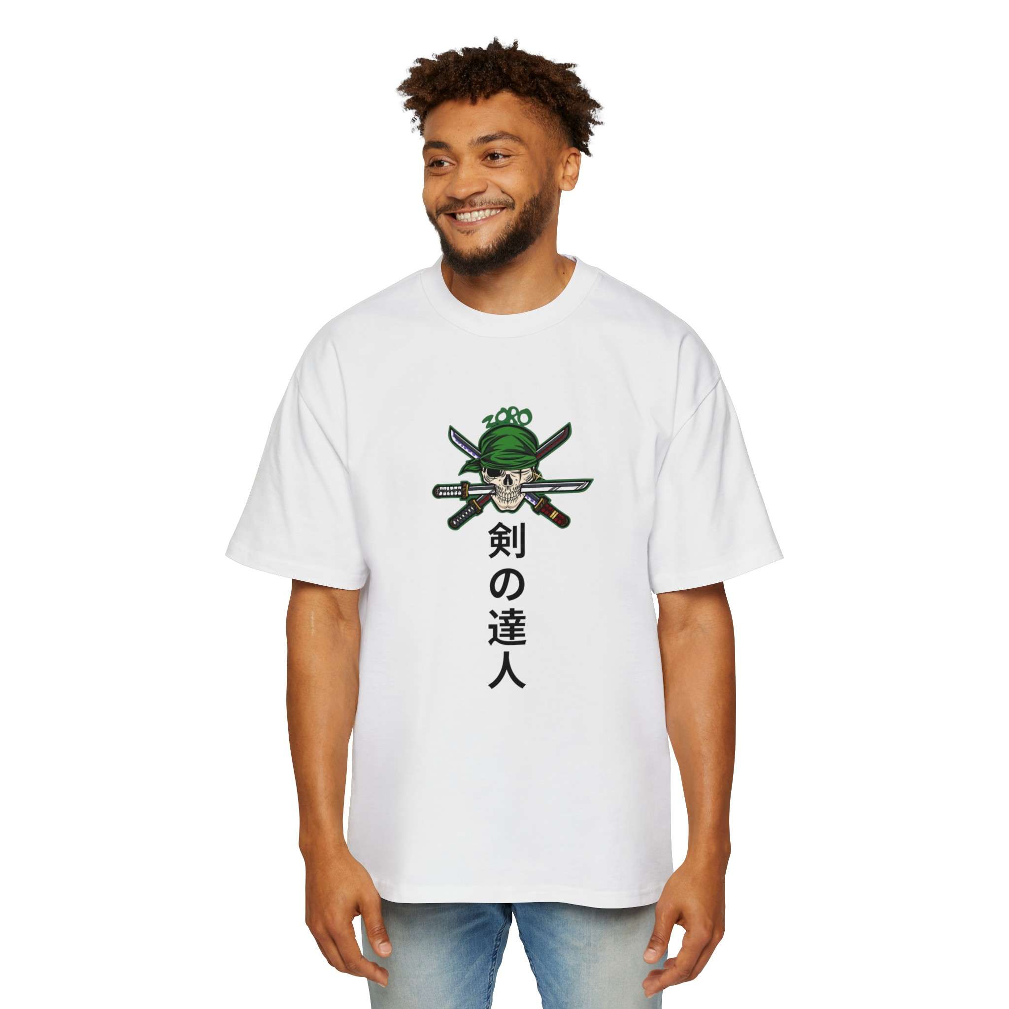 Roronoa Zoro Legendary Artwork Men's Heavy Oversized Tee